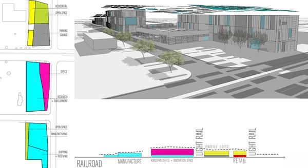 L. Michael Lu | Multiple Building Types + Mix of Programs Wedged within the Light Rail Corridor