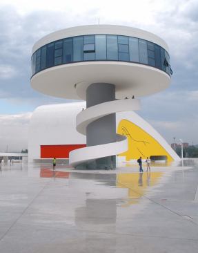 Oscar Niemeyer International Cultural Centre, Avil&eacute;s, Spain, 2011.