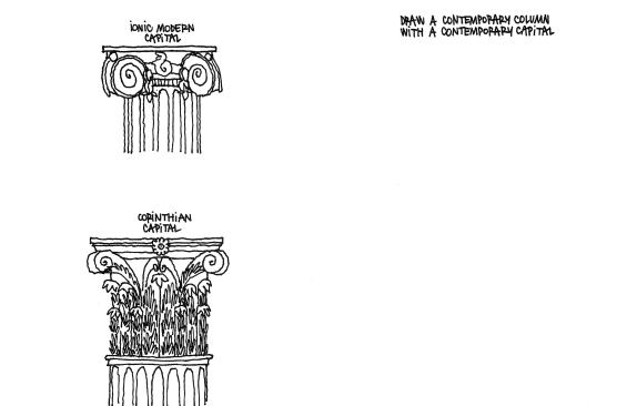 A look at some classic column types, and plenty of room to draw your own.