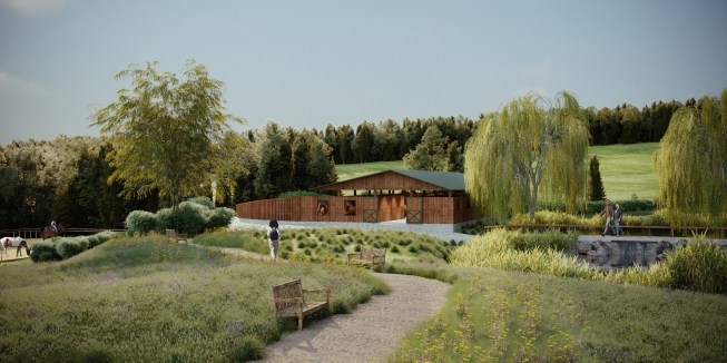 The barn