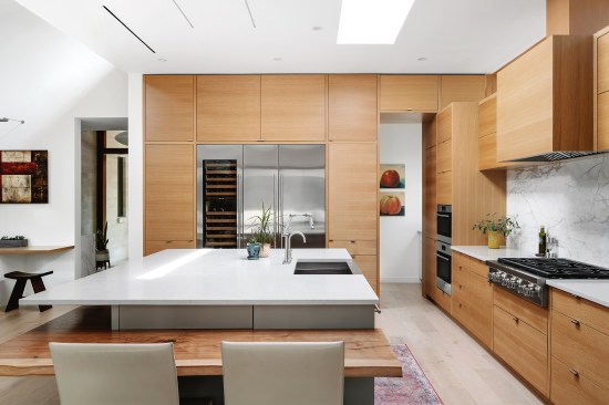 Kitchen View to Pantry