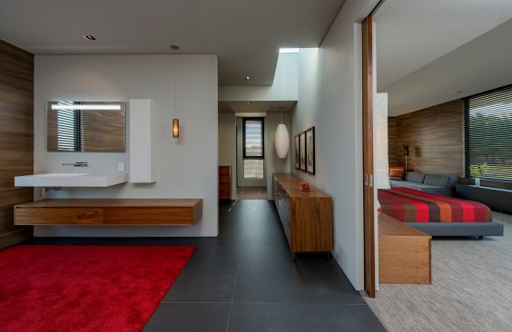 Walker Road modern home primary suite