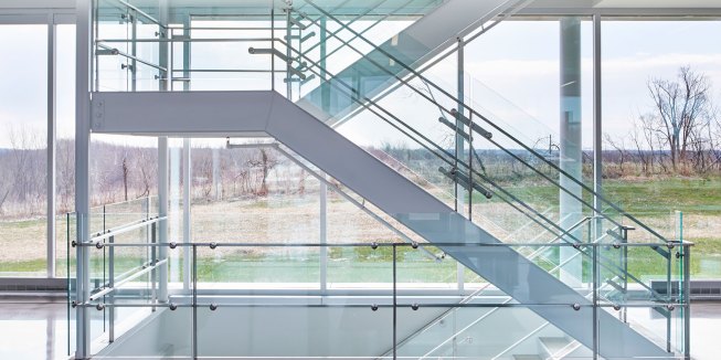 Main atrium stair.