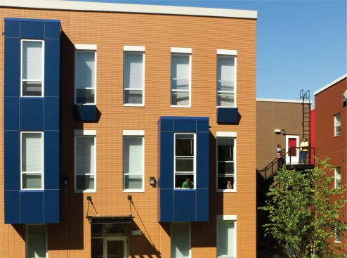 Rosa Parks Apartments, exterior