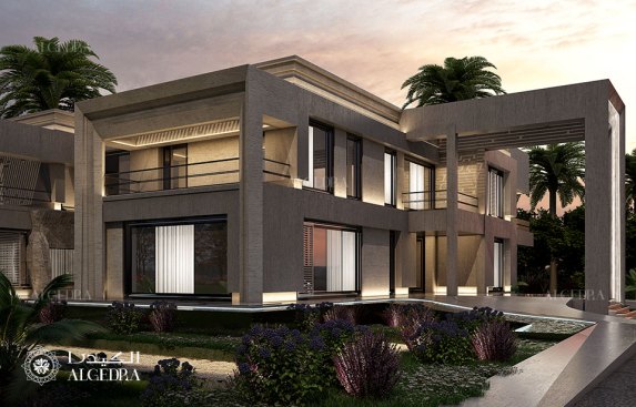 Luxury villa exterior and landscape design