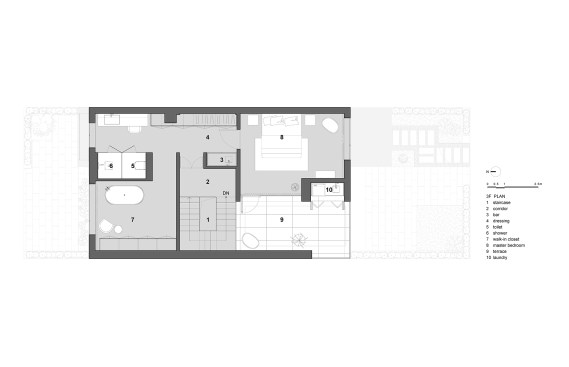 diagram of a light well inside the house