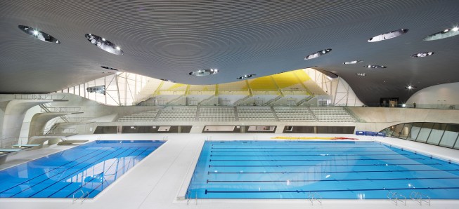 A view of the diving area.