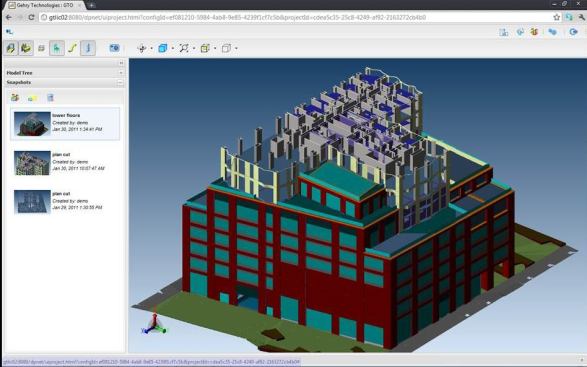 Users can take snapshots of 3D models to share or track changes.