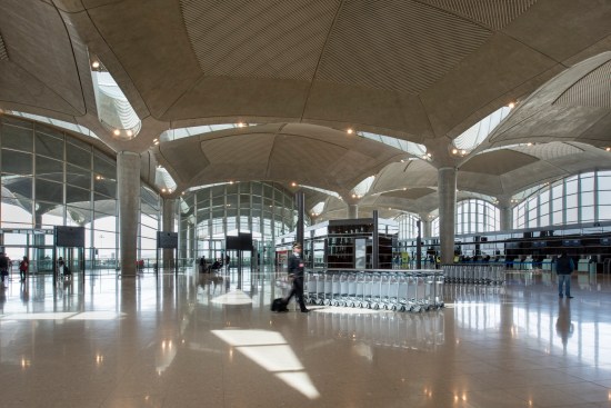 Terminal interior.