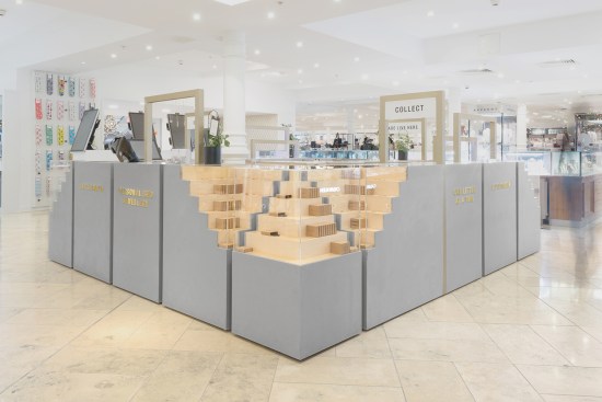 The corner display