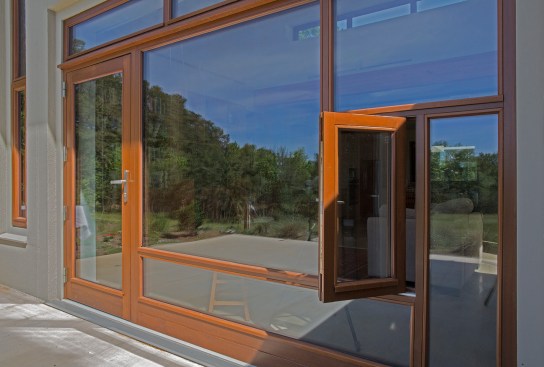 Operable sections accommodate natural ventilation.