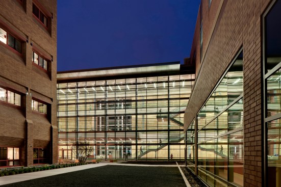 Exterior, night.