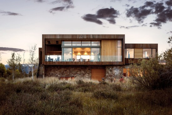 East Facade at Dusk