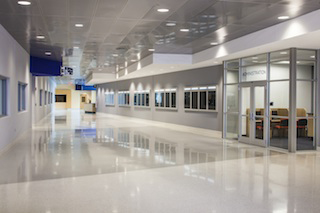 SpanAir Planks provide large-scale concealed metal panels that are easy installed into conventional, exposed suspension systems.