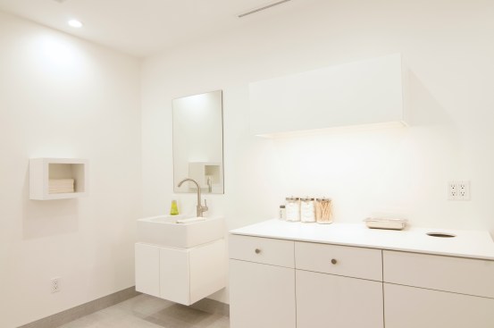 Dermatology exam room