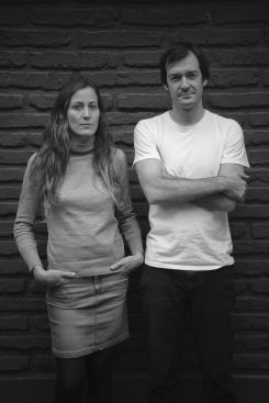 Architects Constanza Hagemann and Nicol&aacute;s Vald&eacute;s.