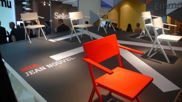 For cool: may we present M. Jean Nouvel and his Mia chair.