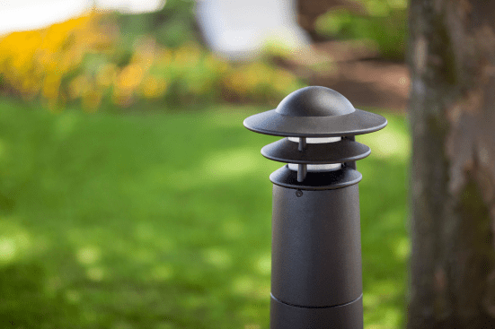 Lighthouse Bollard with Black Texture powdercoat at DoubleTree Suites by Hilton Hotel Boston, Boston, Massachusetts