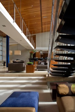 living room viewing carbon stair