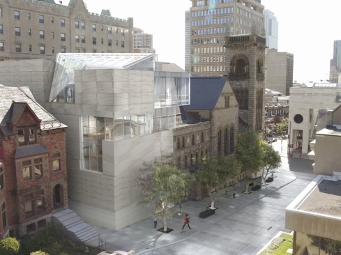 Rendering of completed addition.