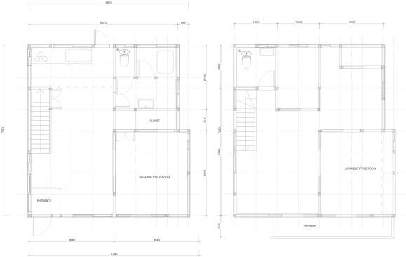 Before Renovation floor plans