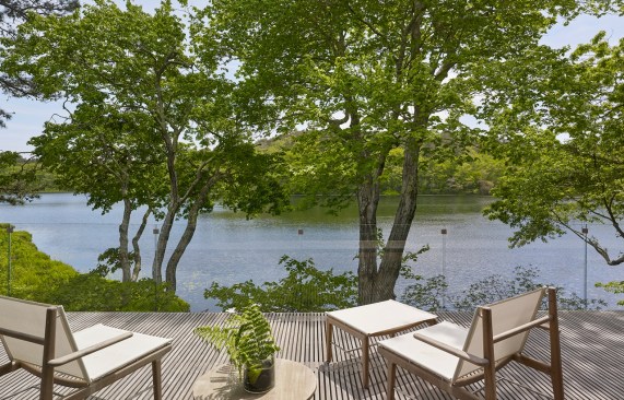 View from deck