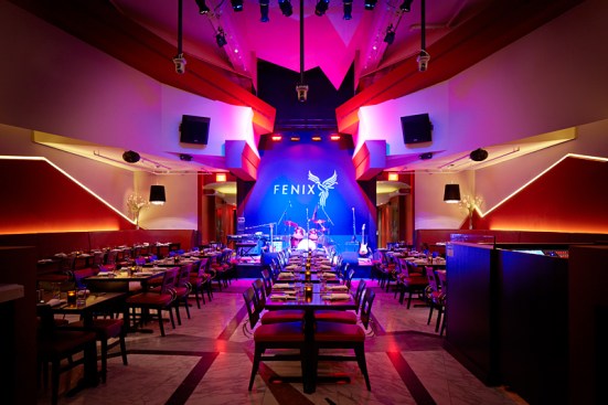 3.	 Fenix Club interior note FOH position at right