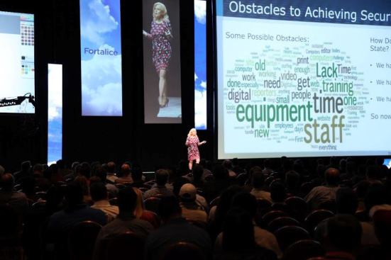 Theresa Payton, a former&nbsp;chief information officer at the&nbsp;White House, discussed cybersecurity in the cloud.