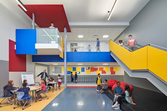 BREAKOUT SPACE
Created a new double height space for collaboration.