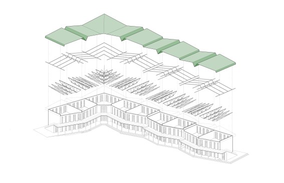 Structure - Exploded Axonometric