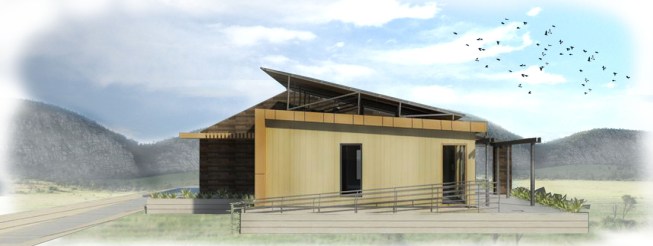 West elevation.