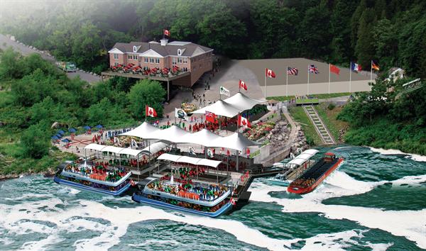 Niagara Falls Gorge Boat Tour pavilion