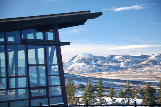 Mountain views in winter.