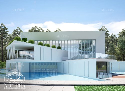 Contemporary architecture design villa