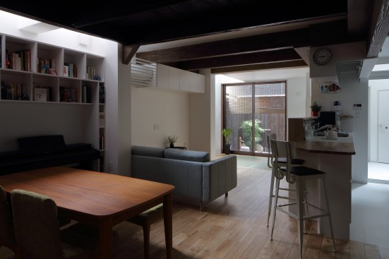 View of the naturally lit downstairs
