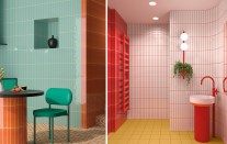 Cevica Funky Tile Collection, shown at Cevisama 2025.