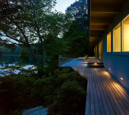 Deck at dusk