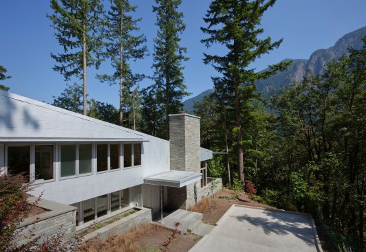 South Elevation from Above Garage