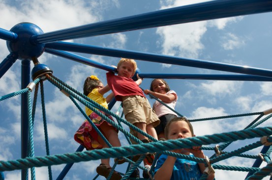 Kids' Climber in South courtyard