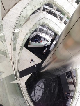 Atrium spiral stair