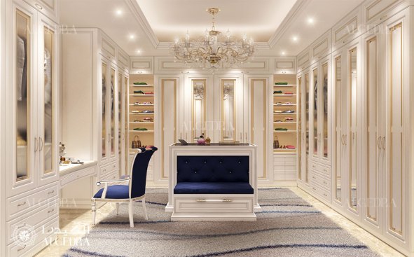 Dressing room interior design
