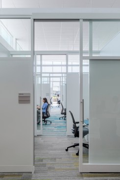 Natural light makes its way into the heart of the building