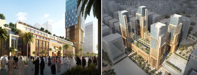 KAAR Gateway Development, Makkah, designed bu Omrania / HOK
