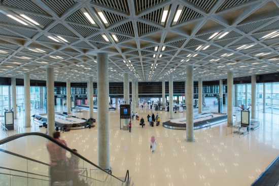 Baggage claim area.
