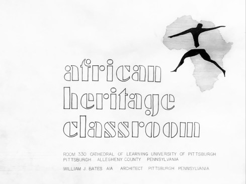 Drawings cover, African Heritage Classroom, University of Pittsburgh Cathedral of Learning