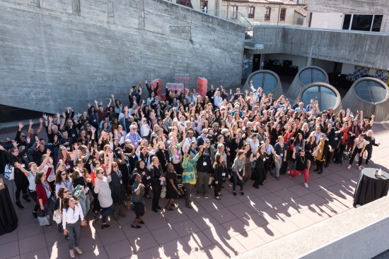 AIASF Equity by Design group shot in the courtyard