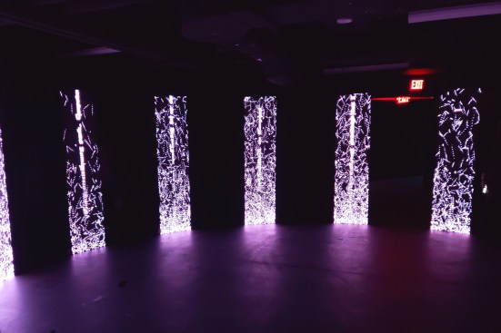 "Amygdala" at Fuse's "Everything in Existence" exhibition at Artechouse.