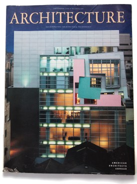 The issue of Architecture (the precursor to ARCHITECT magazine) that featured the Broadgate project. (See more Architecture images below.)