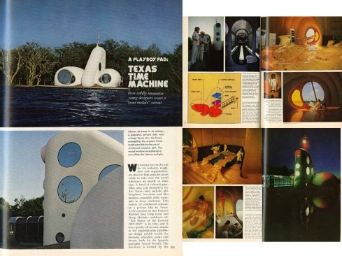 Ant Farm's Playboy Pad-Texas Time Machine, from the December 1973 issue