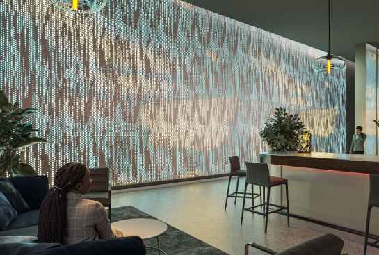 Arktura’s programmable RGBW backlighting for architectural panels.